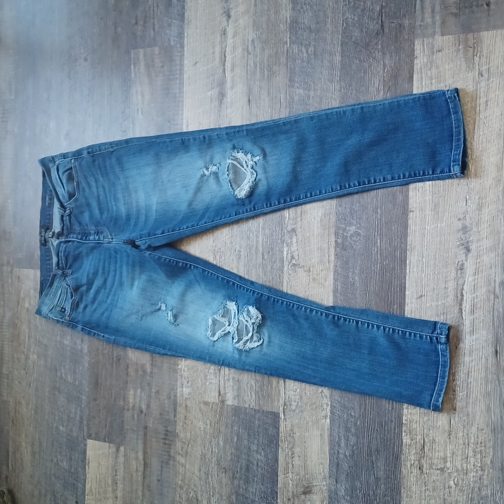 Judy Blue Distressed Straight Leg Jeans Sz 30